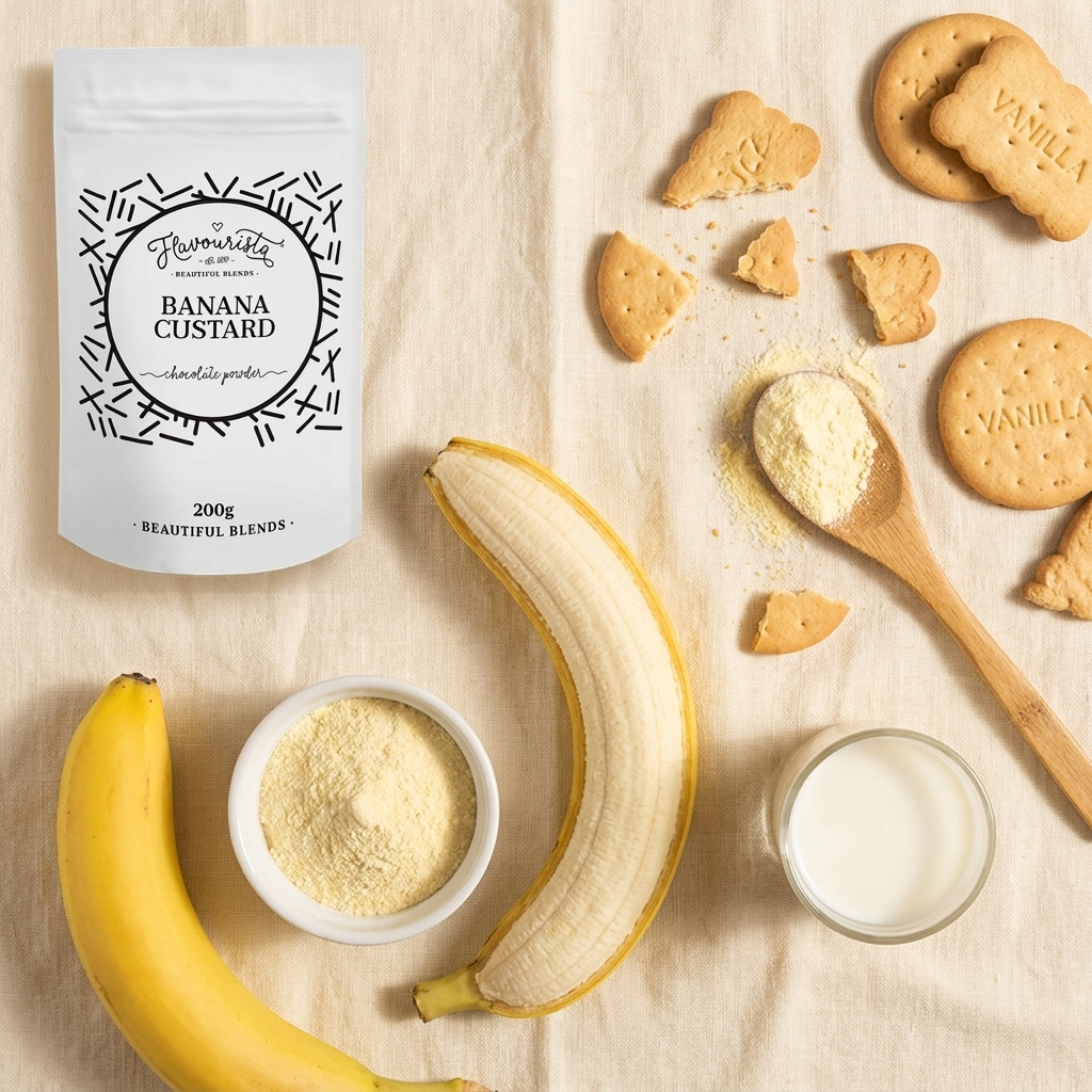 Banana Custard Chocolate Powder