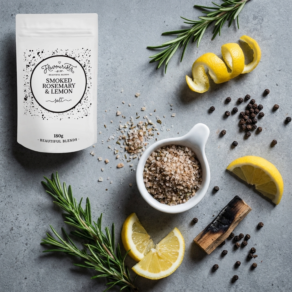 Smoked Rosemary & Lemon Salt