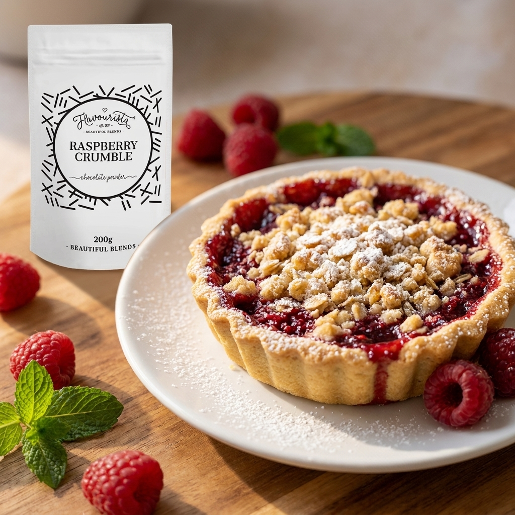 Raspberry Crumble Chocolate Powder